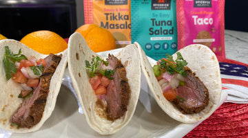 marinated, seasoned and grilled carne asada recipe