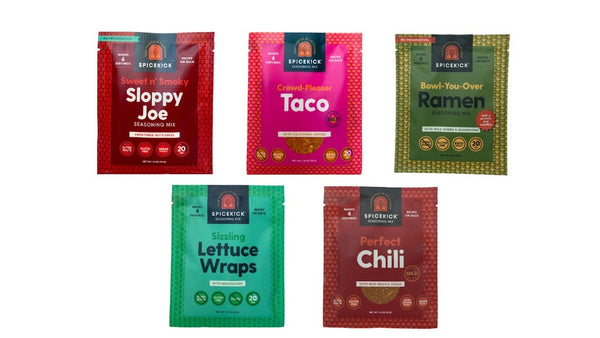 Family Friendly Dinner Seasoning 5-Pack