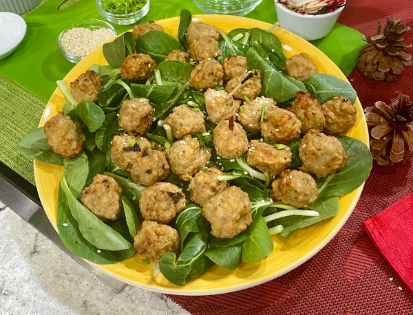 Chicken Meatballs in Air Fryer