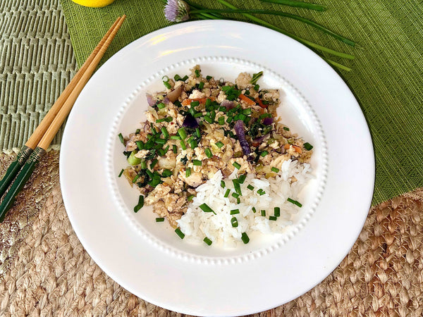 egg roll in a bowl