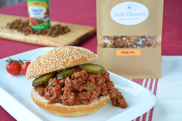 Sloppy Joes Recipe (serves 4) - Dash Dinners now spicekick