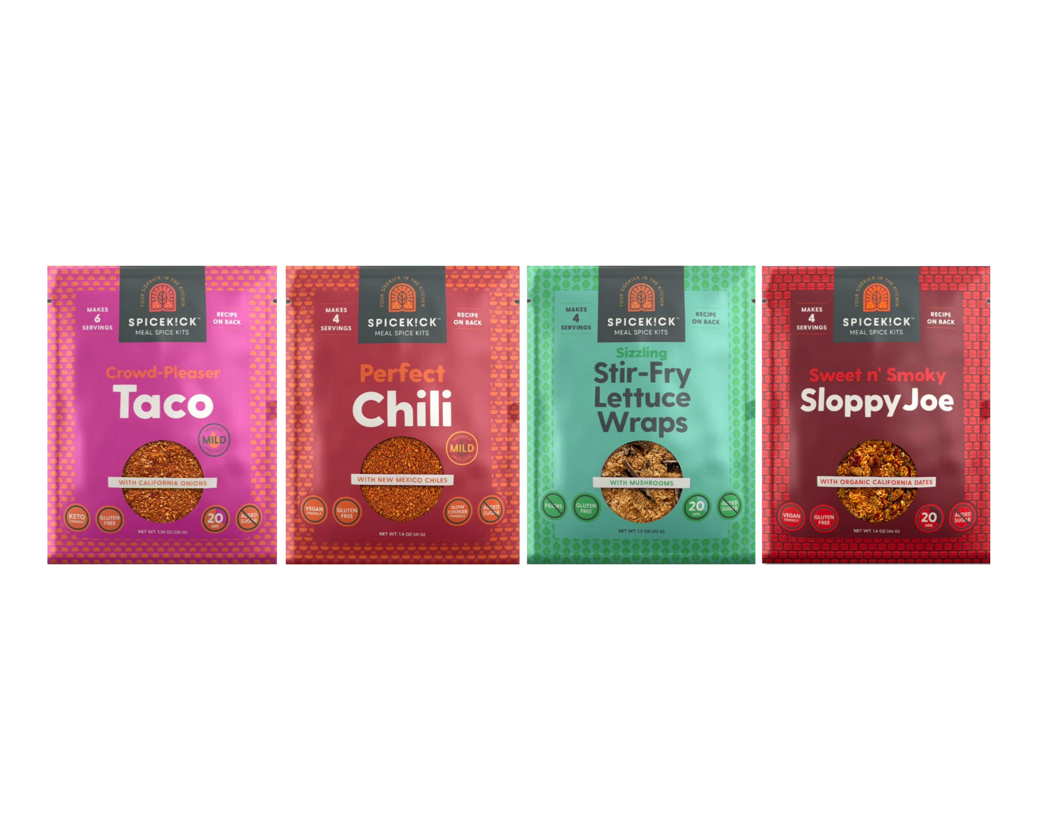 Spice King 4 Pack Deluxe Seasoning Collection